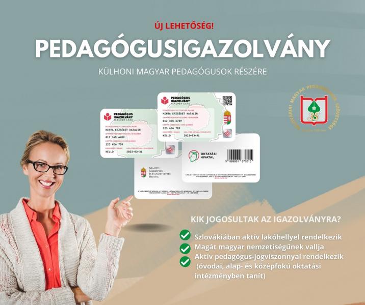 Új lehetőség nyílik meg: külhoni magyar pedagógusok számára elérhetővé válik a pedagógusigazolvány!